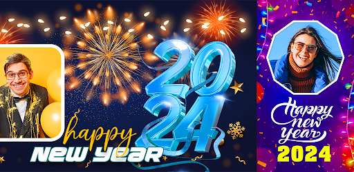 New Year Photo Frame 2024